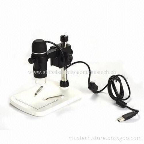 High quality 5mp 10x-300x USB measuring microscope, USB portable digital microscope